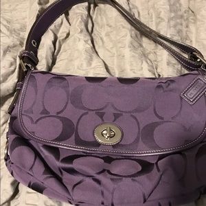 Authentic Coach bag purple